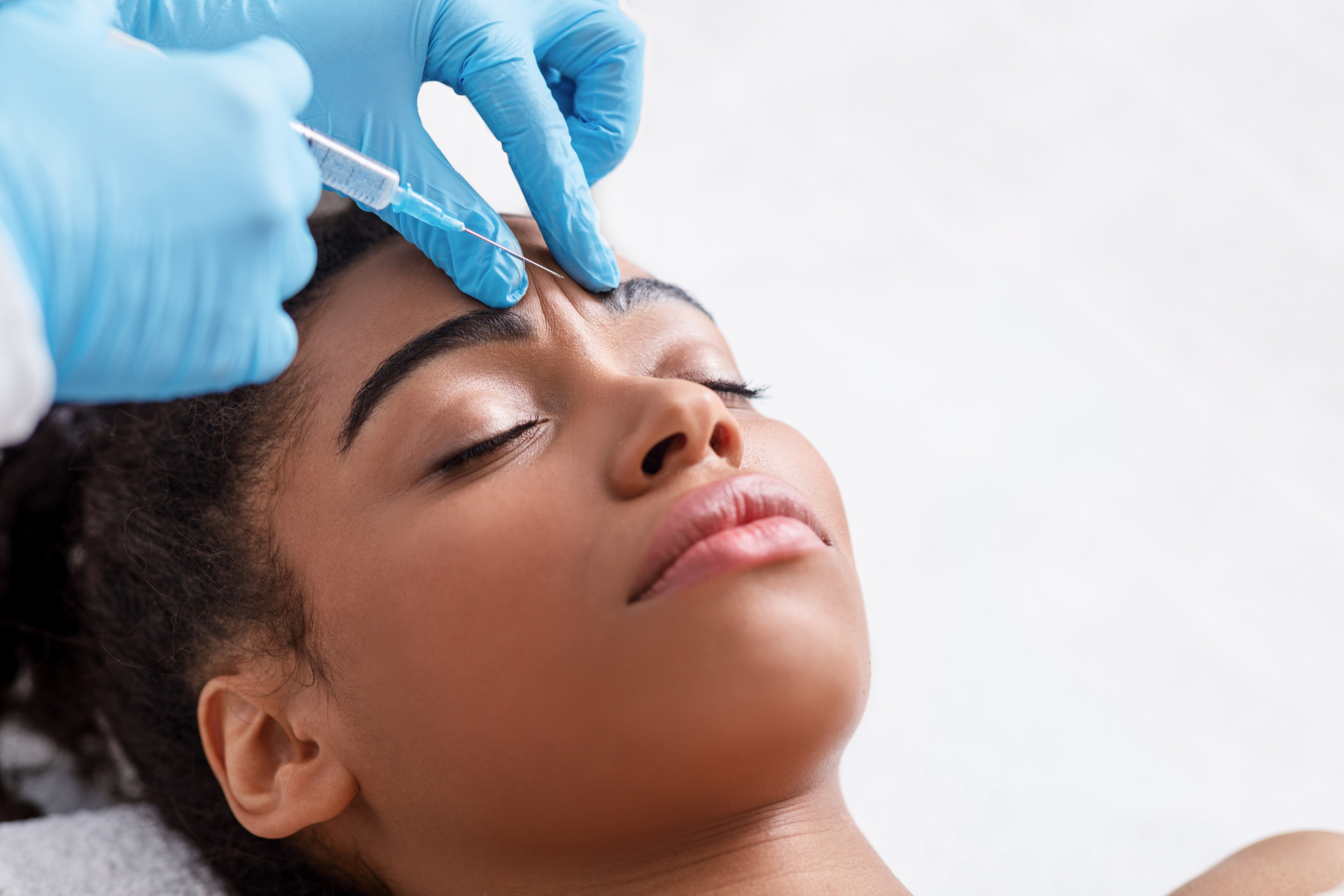 Botox forehead wrinkle treatment